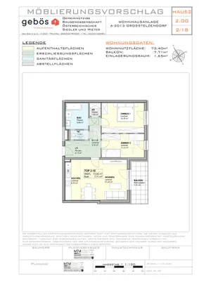 3-Zimmer-Wohnung mieten in Hollabrunn – 73,4 m², € 780 – Bild 11 von 11