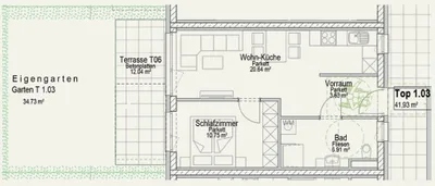 2-Zimmer-Wohnung kaufen in Graz – 41,93 m², € 213.100 – Bild 6 von 6