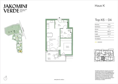 2-Zimmer-Wohnung kaufen in Graz – 47,62 m², € 265.000 – Bild 8 von 8