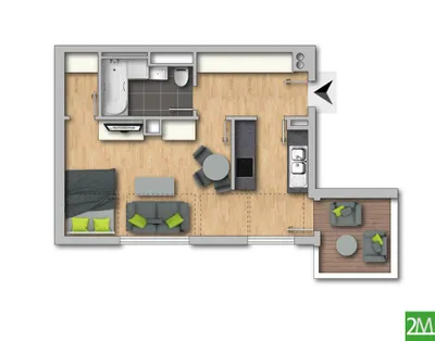 1-Zimmer-Wohnung kaufen in Wien – 34,88 m², € 270.000 – Bild 17 von 19