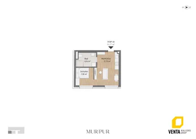 1-Zimmer-Wohnung kaufen in Graz – 31,17 m², € 157.097 – Bild 2 von 6