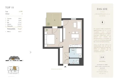 2-Zimmer-Wohnung kaufen in Wien – 39,4 m², € 278.570 – Bild 6 von 6