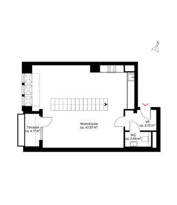 Bestlage im 2. Bezirk: Moderne 2-Zimmer Maisonette mit Dachterrasse – Bild 12