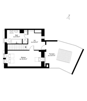 Bestlage im 2. Bezirk: Moderne 2-Zimmer Maisonette mit Dachterrasse – Bild 13