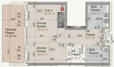 3-Zimmer-Wohnung kaufen in Tulln – 93,1 m², € 558.500 – Bild 35 von 36