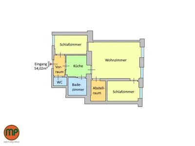 3-Zimmer-Wohnung kaufen in Wien – 54,02 m², € 309.000 – Bild 15 von 19