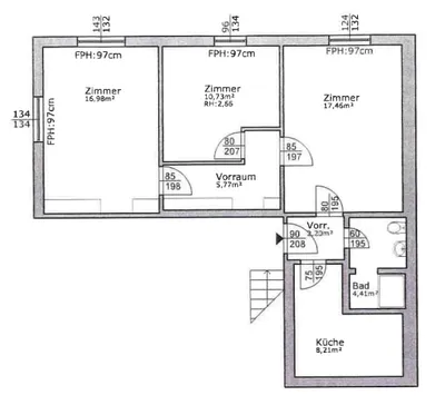 3-Zimmer-Gewerbeimmobilie mieten in Villach – 66 m², € 822 – Bild 5 von 5