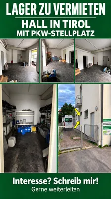 Gewerbeimmobilie mieten in Innsbruck-Land – 50 m², € 650