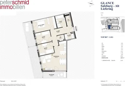 4-Zimmer-Wohnung kaufen in Salzburg Stadt – 86,91 m², € 678.500 – Bild 6 von 7