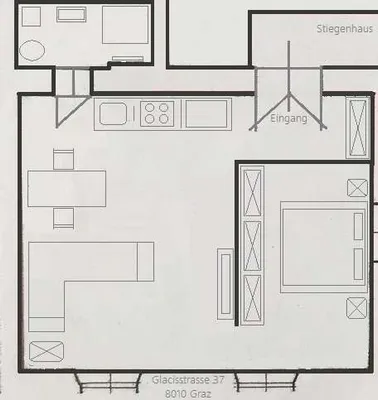 2-Zimmer-Wohnung mieten in Graz – 50 m², € 690 – Bild 20 von 23