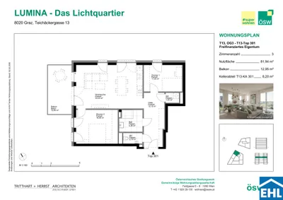 3-Zimmer-Wohnung kaufen in Graz – 81,94 m², € 378.000 – Bild 9 von 9
