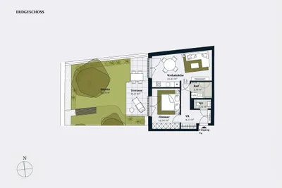 2-Zimmer-Wohnung kaufen in Wien – 52,08 m², € 442.700 – Bild 2 von 12