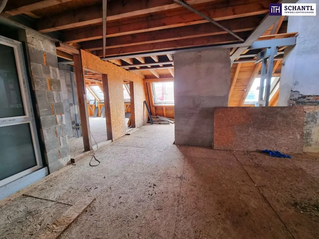 Neuer Preis - Ab ins Dachgeschoss! Kompakte Traumwohnung in 1040 Wien mit großer Terrasse und toller Raumaufteilung! Beste Infrastrukur + Geschmackvolle Verarbeitung! - Widok 3