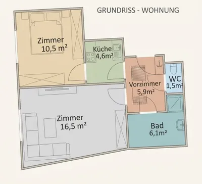 Wohnung kaufen in Wien – 45 m², € 185.000 – Bild 13 von 13