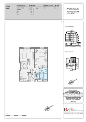 2-Zimmer-Wohnung kaufen in Wien – 48,74 m², € 235.000 – Bild 18 von 18