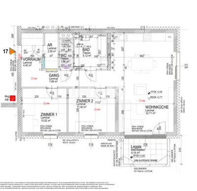 3-Zimmer-Wohnung mieten in Krems Land – 77,85 m², € 1.021 – Bild 17 von 17