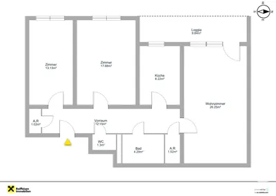 3-Zimmer-Wohnung mieten in Graz – 85,56 m², € 1.100 – Bild 11 von 11