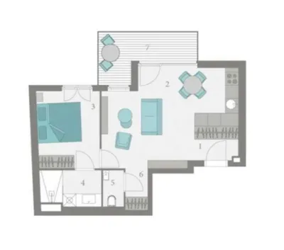 2-Zimmer-Wohnung mieten in Wien – 52 m², € 1.160 – Bild 14 von 17