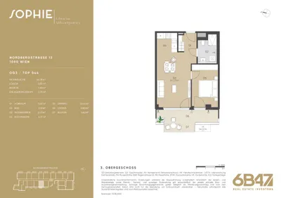 2-Zimmer-Wohnung kaufen in Wien – 46,84 m², € 421.000 – Bild 13 von 13