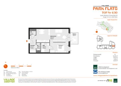 1-Zimmer-Wohnung kaufen in Wien – 52,46 m², € 419.000 – Bild 13 von 13
