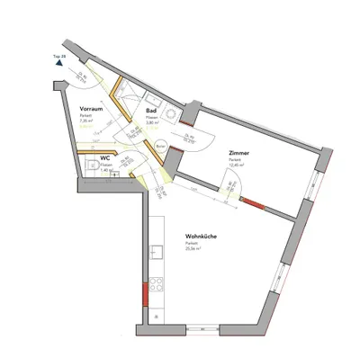 2-Zimmer-Wohnung kaufen in Wien – 50,56 m², € 253.000 – Bild 29 von 29
