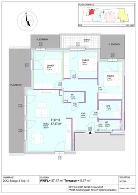 3-Zimmer-Wohnung kaufen in Gänserndorf – 87,34 m², € 489.020 – Bild 10 von 10