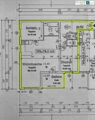 3-Zimmer-Wohnung mieten in Lilienfeld – 78,11 m², € 895 – Bild 14 von 15