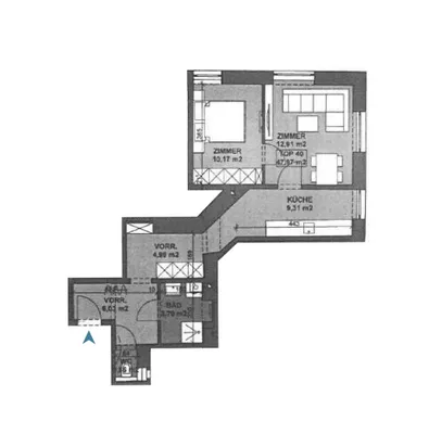 2-Zimmer-Wohnung mieten in Wien – 48 m², € 798 – Bild 7 von 7