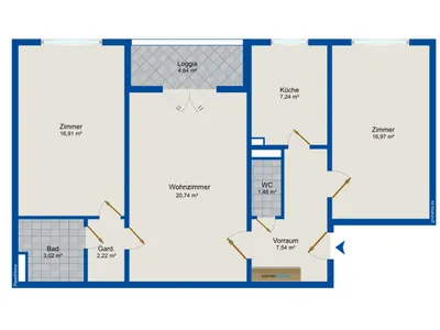 3-Zimmer-Wohnung kaufen in Wien – 80 m², € 299.300 – Bild 13 von 13