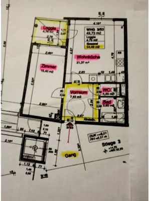 2-Zimmer-Wohnung kaufen in Wien – 54,49 m², € 235.000 – Bild 8 von 8