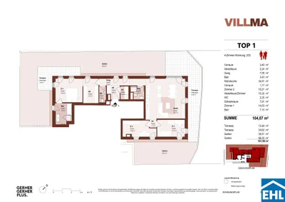 4-Zimmer-Wohnung mieten in Wien – 104,07 m², € 3.350 – Bild 18 von 18