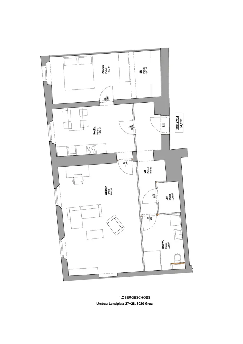 Neues Wohnprojekt in Lend! Erstbezug mit 2 Zimmern und Abstellraum - Provisionsfrei! - Widok 2
