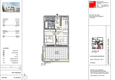 2-Zimmer-Wohnung kaufen in Wien – 38,3 m², € 229.000 – Bild 23 von 24