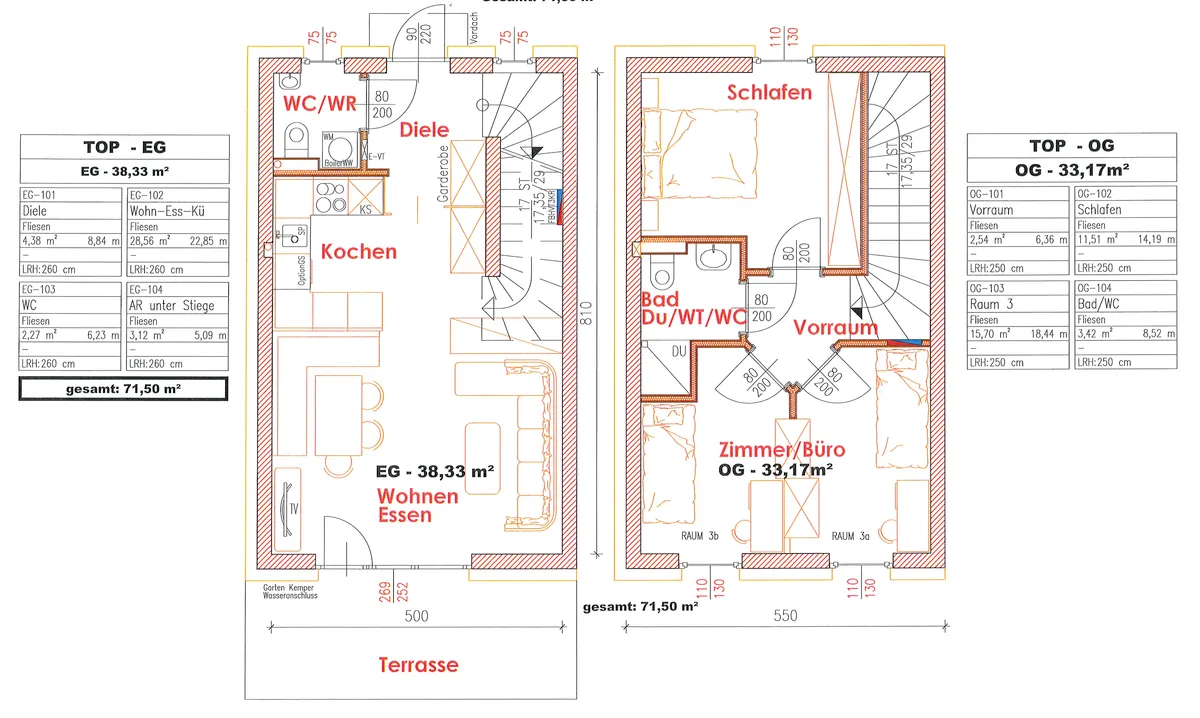 Provisionsfreie 3-Zimmer-Gartenwohnung mit Panoramablick - Neubau in Haunoldstein - Hochwassersicher - Ansicht 2