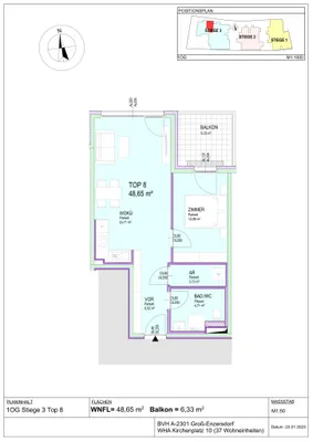2-Zimmer-Wohnung kaufen in Gänserndorf – 48,28 m², € 273.420 – Bild 10 von 10