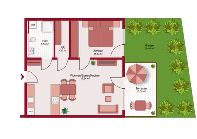 2-Zimmer-Wohnung kaufen in Kufstein – 52,66 m², € 330.629 – Bild 5 von 5