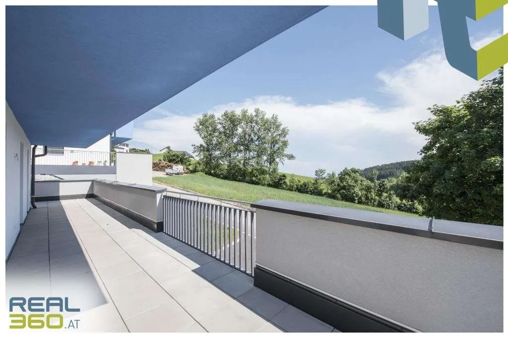 4-Zimmer-Neubauwohnung mit Fernblick + ca. 51m² Terrasse Nahe Linz! - Ansicht 2