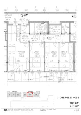 4-Zimmer-Wohnung kaufen in Salzburg-Umgebung – 96,11 m², € 356.000 – Bild 2 von 2