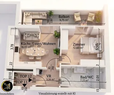2-Zimmer-Wohnung kaufen in Völkermarkt – 49 m², € 259.980