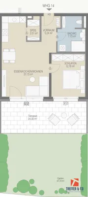 2-Zimmer-Wohnung kaufen in Kufstein – 56,46 m², € 369.000 – Bild 5 von 6