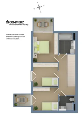4-Zimmer-Wohnung kaufen in Wien – 123,21 m², € 830.000 – Bild 5 von 6