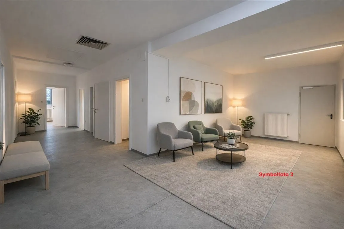 RESERVIERT! NEU! Eckbüro 4, das Große, 4 Räume, zentrale Lage, eigene Teeküche! - Ansicht 2
