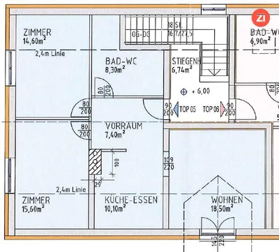 2-Zimmer-Wohnung mieten in Linz – 75 m², € 1.092 – Bild 5 von 5