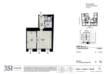2-Zimmer-Wohnung kaufen in Wien – 47,25 m², € 499.000 – Bild 7 von 7