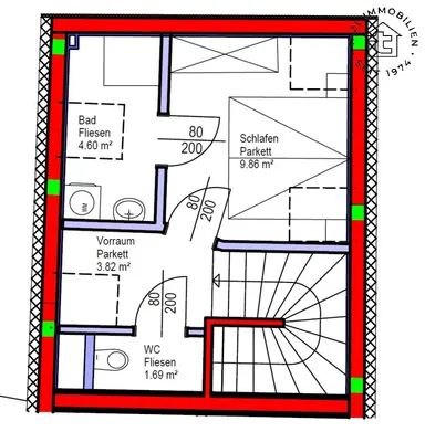 2-Zimmer-Wohnung mieten in Weiz – 45,17 m², € 588 – Bild 7 von 29