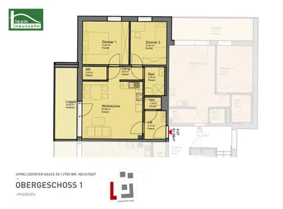 3-Zimmer-Wohnung mieten in Wiener Neustadt – 62,88 m², € 1.025 – Bild 16 von 16