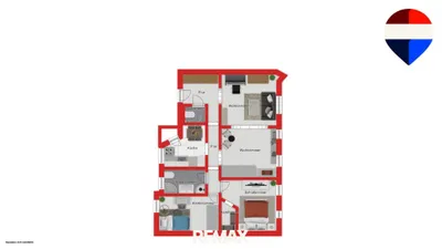 4-Zimmer-Wohnung kaufen in Wien – 115 m², € 350.000 – Bild 6 von 8