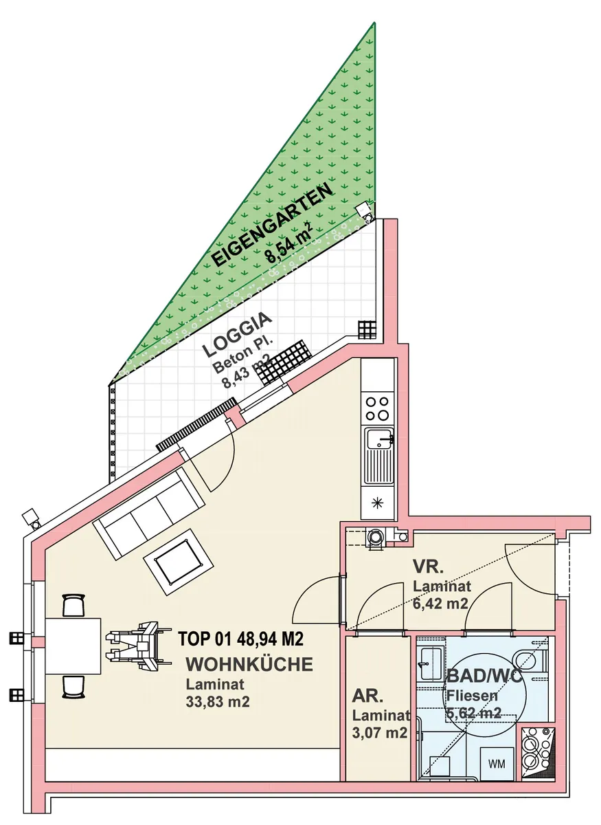 Wohnung – Berndorf - Ansicht 2