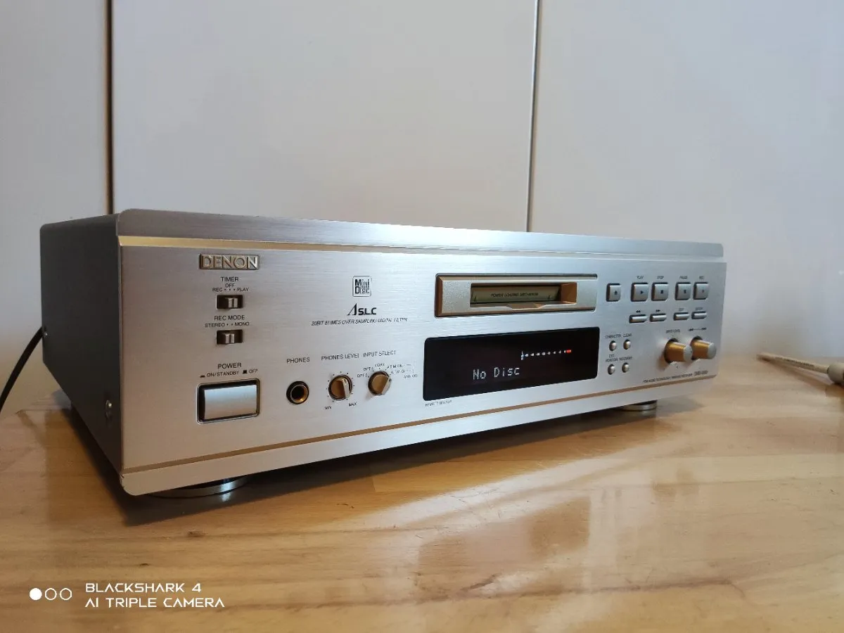 B085A017○DENON デノン DMD-1000 MDデッキ 取説 リモコン付属 Denon