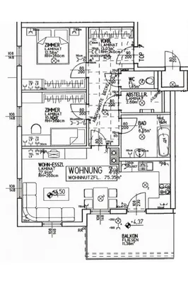 Wohnung mieten in Waidhofen an der Thaya – 75,35 m², € 1.003 – Bild 5 von 5